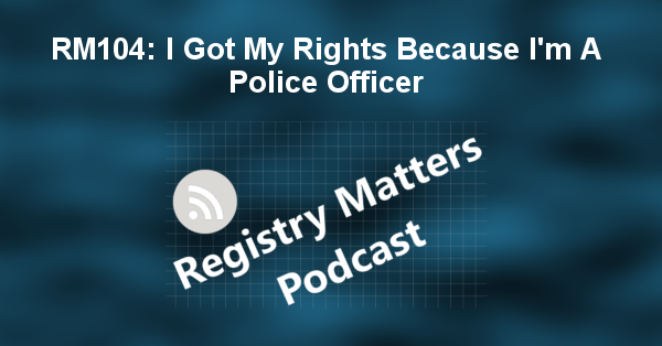 RM104: I Got My Rights Because I'm A Police Officer