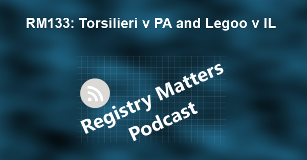 RM133: Torsilieri v PA and Legoo v IL