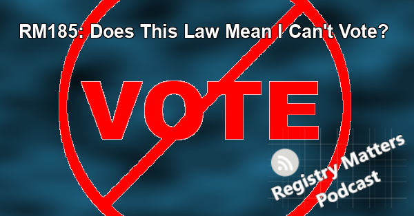 RM185: Does This Law Mean I Can't Vote?