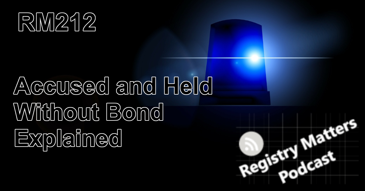 RM212: Accused and Held Without Bond Explained