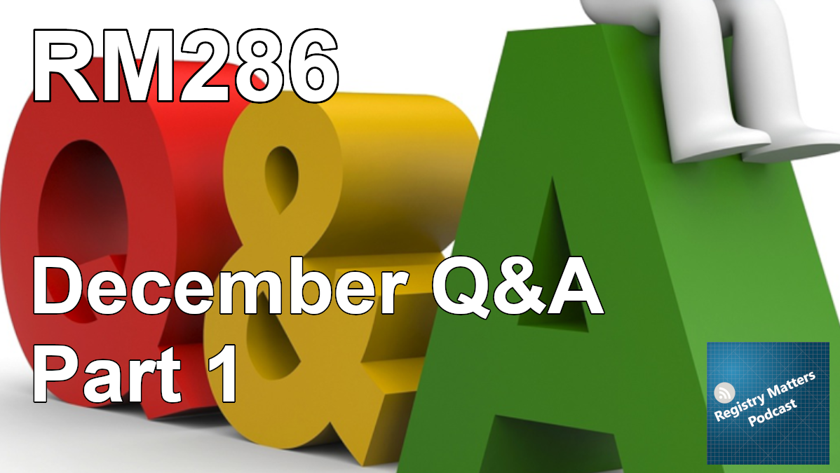 RM286: December Q&A Part 1
